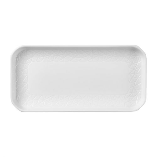 Churchill Alchemy Abstract White Deep Oblong Tray 263mm (6 Pack)