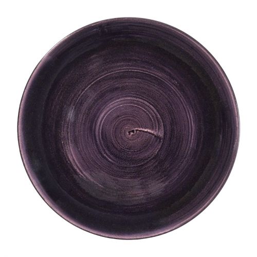 Churchill Stonecast Patina Deep Purple Coupe Plate 288mm (12 Pack)
