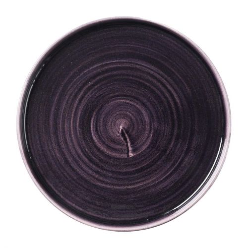 Churchill Stonecast Patina Deep Purple Walled Plate 260mm (6 Pack)