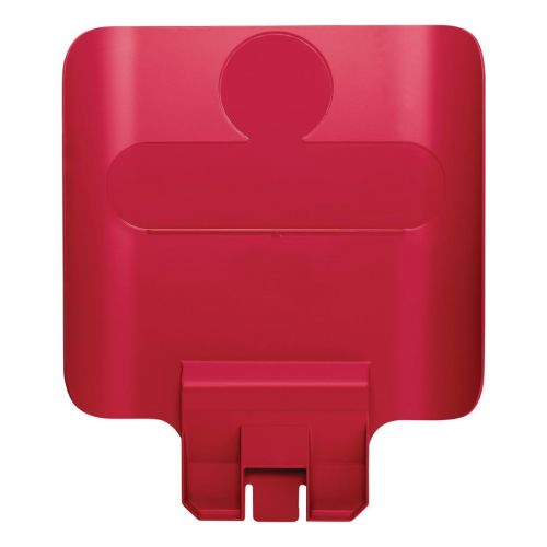 Rubbermaid Slim Jim Recycling Station Billboard Red