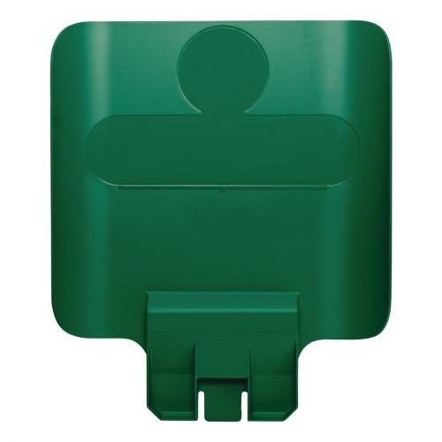 Rubbermaid Slim Jim Recycling Station Billboard Green