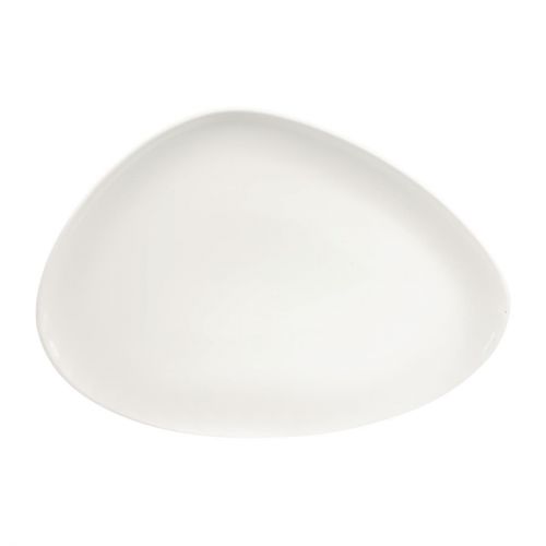 Churchill Chefs Plates Triangular Plates White 356mm (6 Pack)