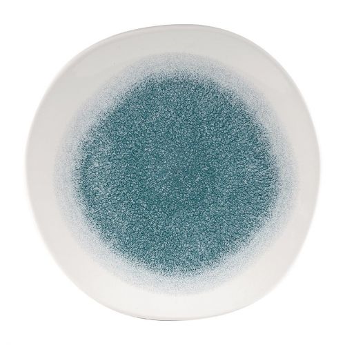 Churchill Raku Round Trace Plate Jade Green 264mm (12 Pack)