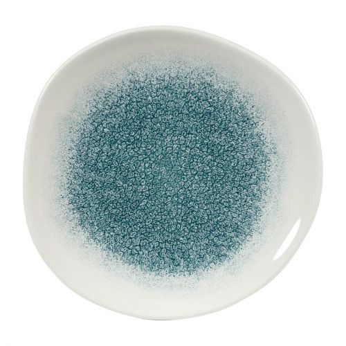 Churchill Raku Round Trace Plate Jade Green 186mm (12 Pack)