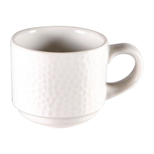 Churchill Isla Stacking Cup White 90ml 3oz (12 Pack)
