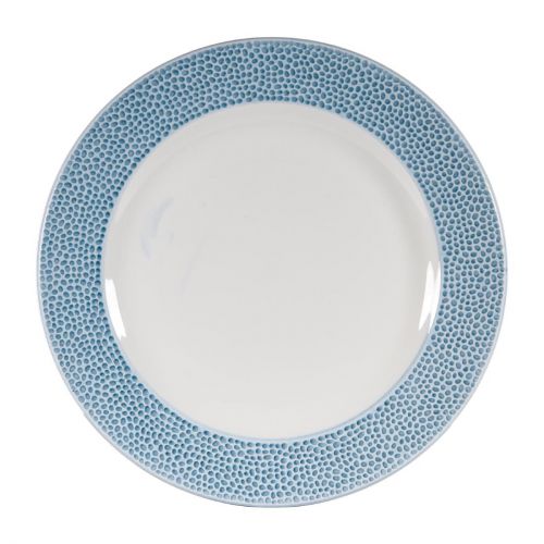Churchill Isla Footed Plate Ocean Blue 276mm (12 Pack)