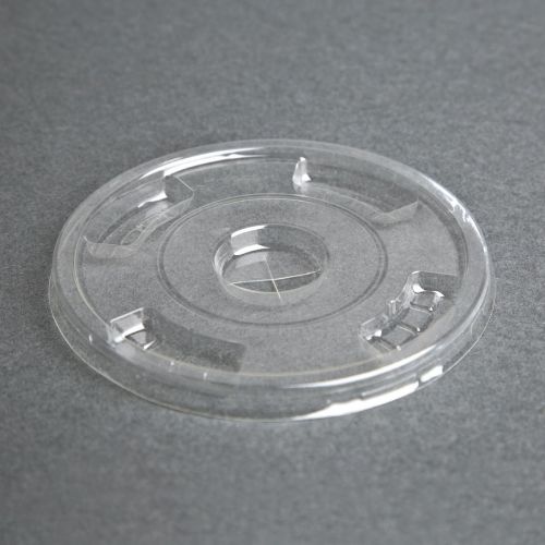 Fiesta Compostable PLA Cold Cup Flat Lids 12oz / 16oz / 20oz (1000 Pack)