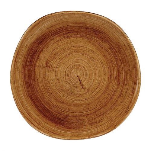 Churchill Stonecast Patina Organic Round Plates Vintage Copper 264mm (12 Pack)