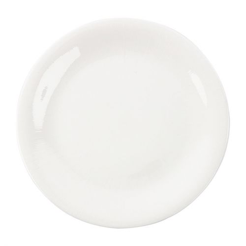 Royal Bone Ascot Embossed Coupe Plates 225mm (6 Pack)