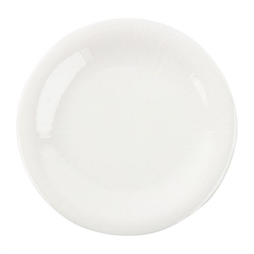 Royal Bone Ascot Embossed Coupe Plate 180mm (12 Pack)