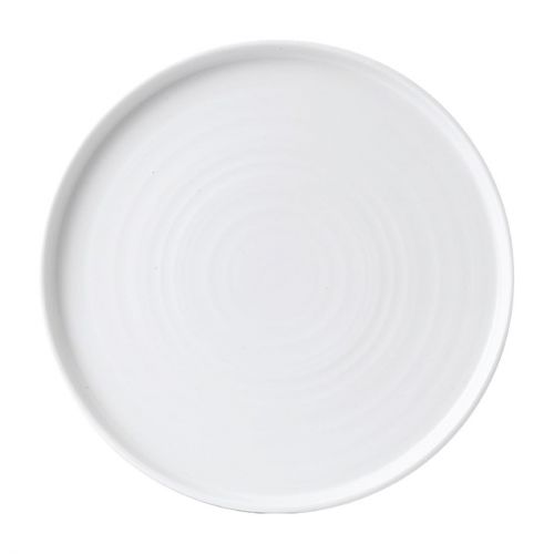 Churchill Walled Chefs Plates White 260mm (6 Pack)