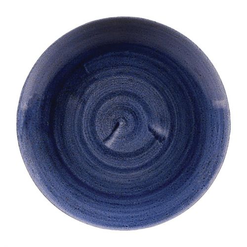 Churchill Stonecast Patina Coupe Plates Cobalt 217mm (12 Pack)