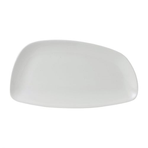 Churchill Geo Plates White 346x171mm (6 Pack)
