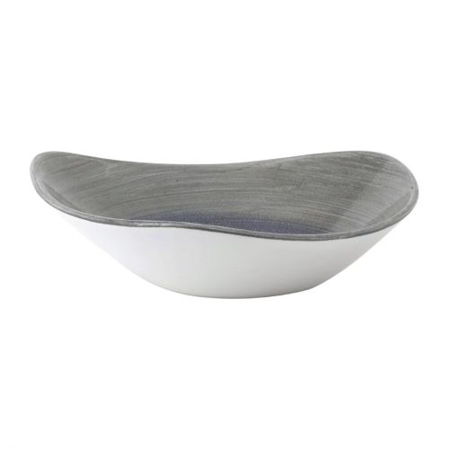Churchill Stonecast Aqueous Lotus Bowl Grey 229mm (12 Pack)