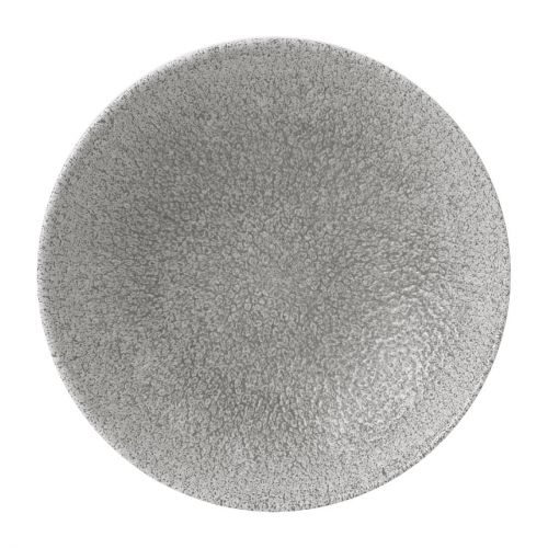 Churchill Raku Jasper Grey Evolve Coupe Plates 6.5