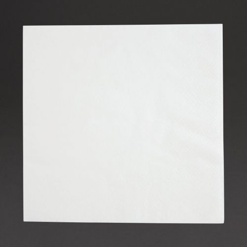 Fiesta Recyclable Lunch Napkin White 33x33cm 2ply 1/4 Fold (2000 Pack)