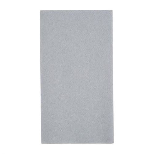 Fiesta Recyclable Premium Tablin Dinner Napkin Grey 40x40cm Airlaid 1/8 Fold (500 Pack)