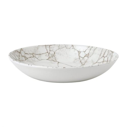 Studio Prints Kintsugi Agate Grey Coupe Bowls 248mm (Pack of 12)