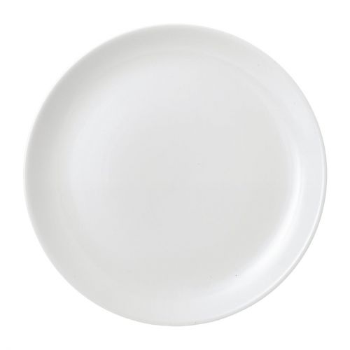 Vellum White Coupe Plates 11 1/4 