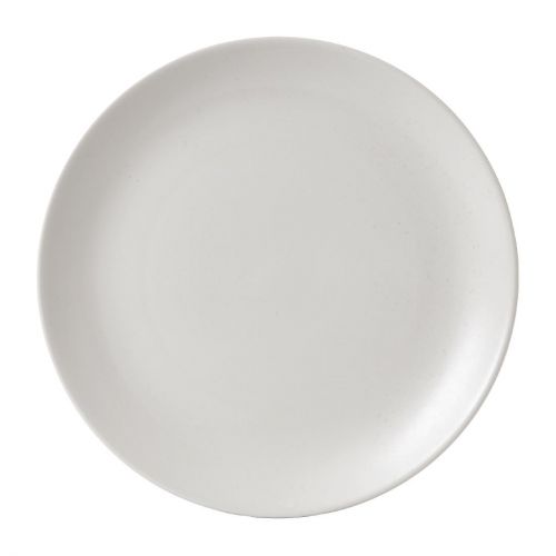 Vellum White Coupe Plates 8 2/3 
