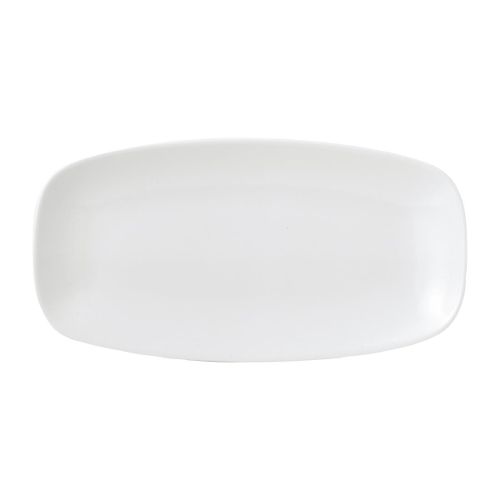 Vellum White Chefs' Oblong Plates No. 3 11 3/4 x 6 