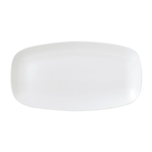 Vellum White Chefs' Oblong Plates No. 4 13 7/8 x 7 3/8 