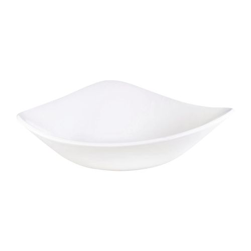 Vellum White Triangle Bowl 21oz (12 Pack)