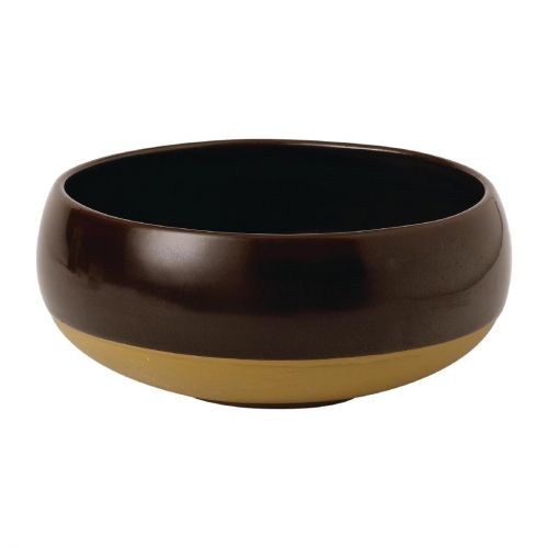 Churchill Emerge Cinnamon Brown Bowls 158mm (6 Pack)