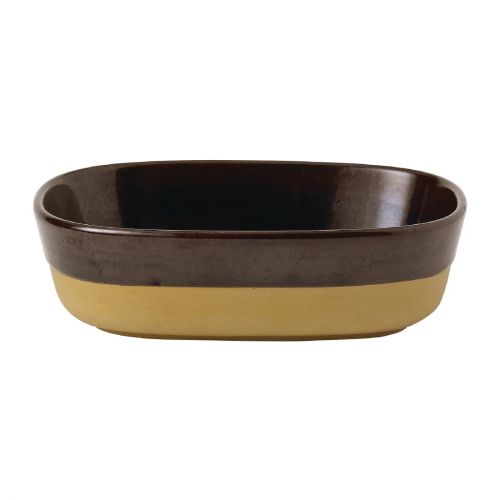 Churchill Emerge Cinnamon Brown Dishes 170x120mm (6 pack)