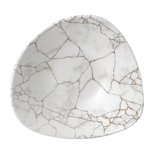 Churchill Studio Prints Kintsugi Agate Grey Lotus Bowls 228mm (12 pack)
