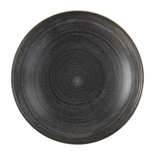 Churchill Stonecast Raw Evolve Coupe Bowls Black 248mm (Pack of 12)