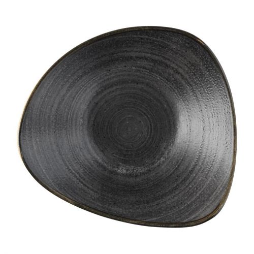 Churchill Stonecast Raw Lotus Bowls Black 229mm (Pack of 12)