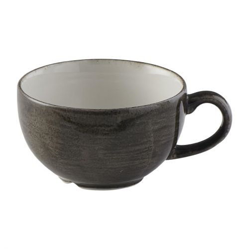 Churchill Stonecast Patina Cappuccino Cup Iron Black 227ml (12 Pack)