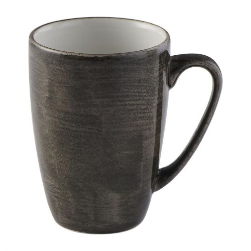 Churchill Stonecast Patina Profile Mug Iron Black 340ml (12 Pack)