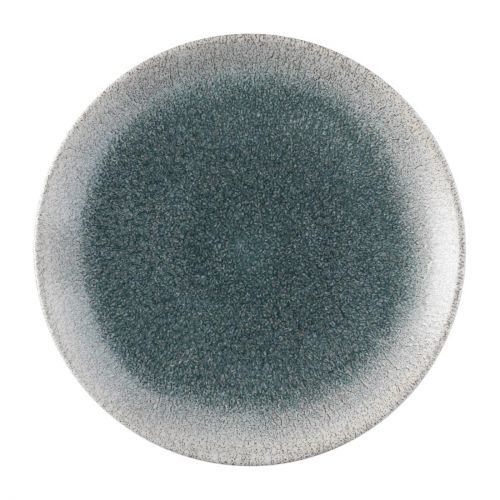 Churchill Raku Duo Agate Evolve Coupe Plate Topaz 219mm (12 Pack)