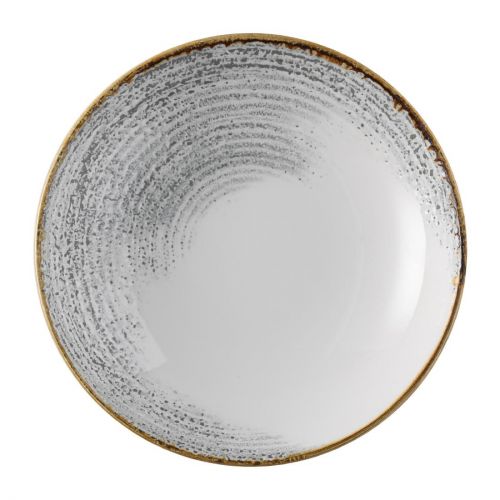 Churchill Studio Prints Homespun Accents Jasper Evolve Coupe Bowl Grey 248mm (12 Pack)
