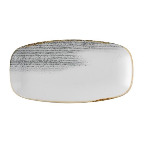 Churchill Studio Prints Homespun Accents Jasper Chefs Oblong Plate Grey 287x152mm (12 Pack)