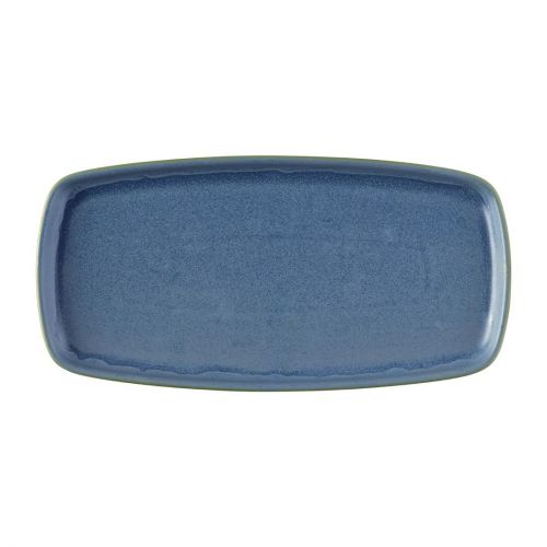Churchill Emerge Oslo Blue Oblong Plates 287x146mm (Pack of 6)