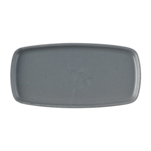 Churchill Emerge Seattle Grey Oblong Plates 287x146mm (Pack of 6)