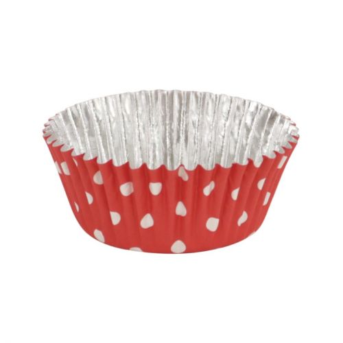 PME Cupcake Foil Lined Baking Cases Polka Dot (30 Pack)
