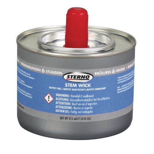 Sterno Stem Wick Liquid Chafing Fuel With Wick 6 Hour (36 Pack)