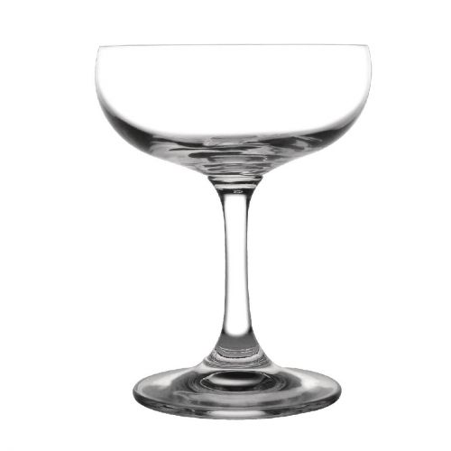 Olympia Bar Collection Crystal Champagne Saucers 200ml (6 pack)