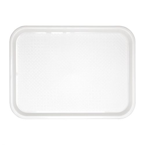 Olympia Kristallon Plastic Fast Food Tray White