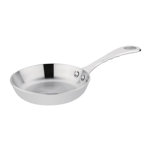 Vogue Stainless Steel & Aluminium Tri-Wall Mini Frying Pan 10cm
