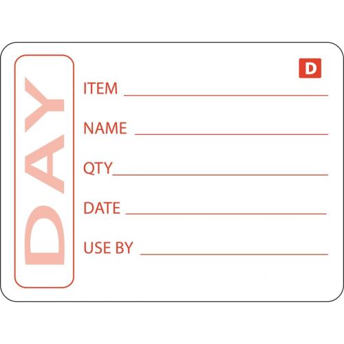 Hygiplas Dissolvable Prepared Food Labels (250 Pack)