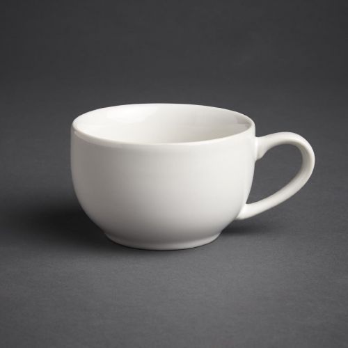 Olympia Cafe Coffee Cup White - 230ml 8fl oz (Box 12) (Pack of 12)