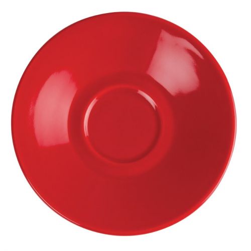 Olympia Cafe Espresso Saucer Red (Fits GK070) (Box 12) (Pack of 12)