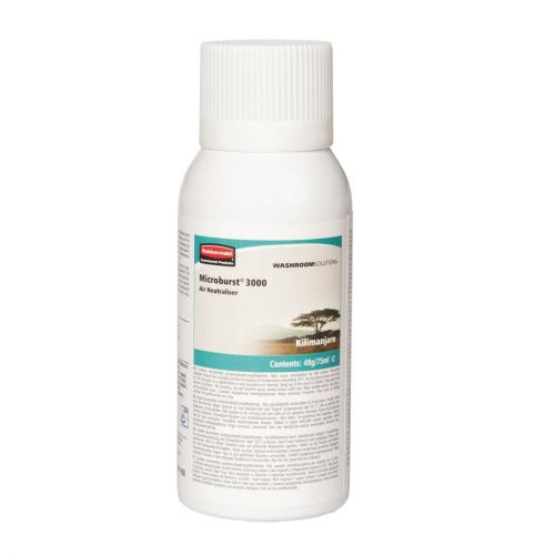 Rubbermaid Microburst 3000 Air Freshener Refills Kilimanjaro 75ml (12 pack)