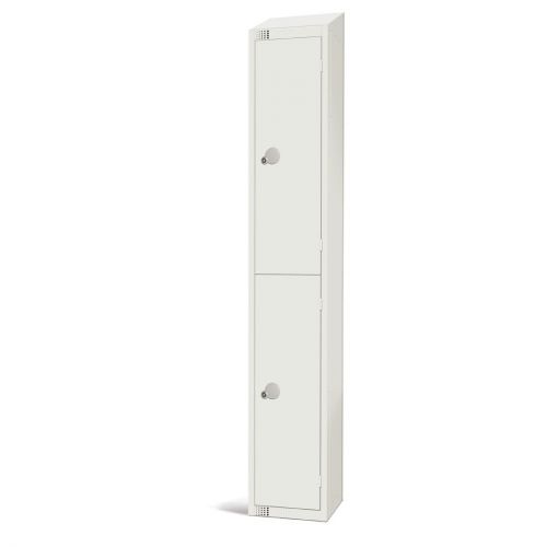 Elite Double Door 450mm Deep Lockers White