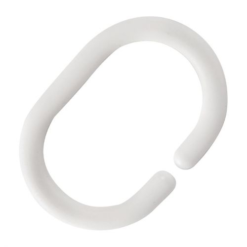 Mitre Essentials May Plastic Shower Curtain Ring (12 pack)